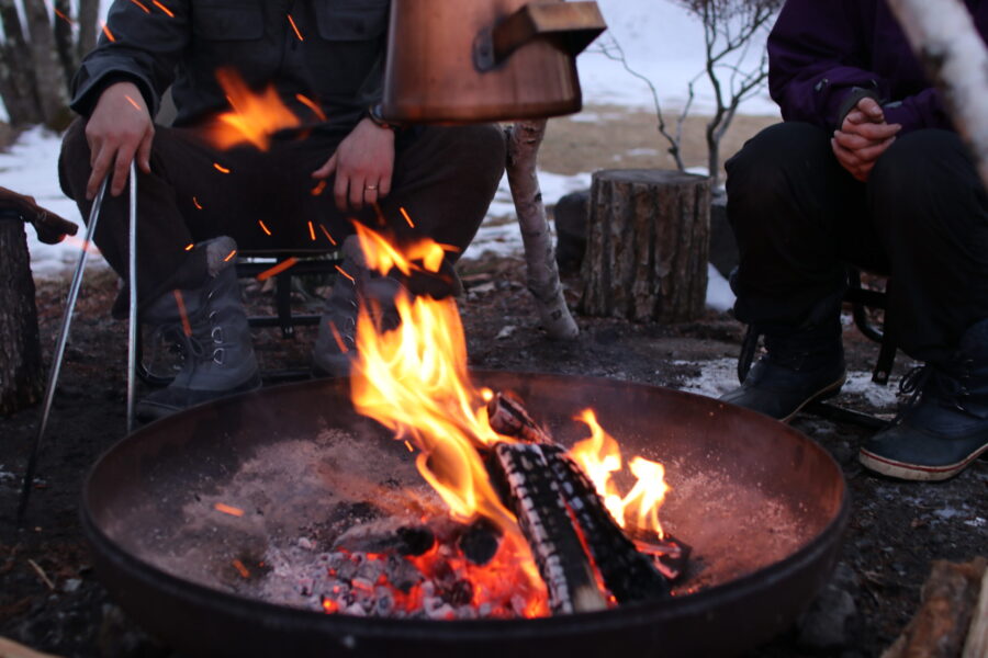 焚火