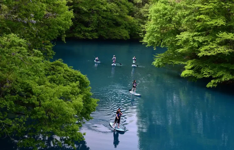 四万湖カヌー・SUP