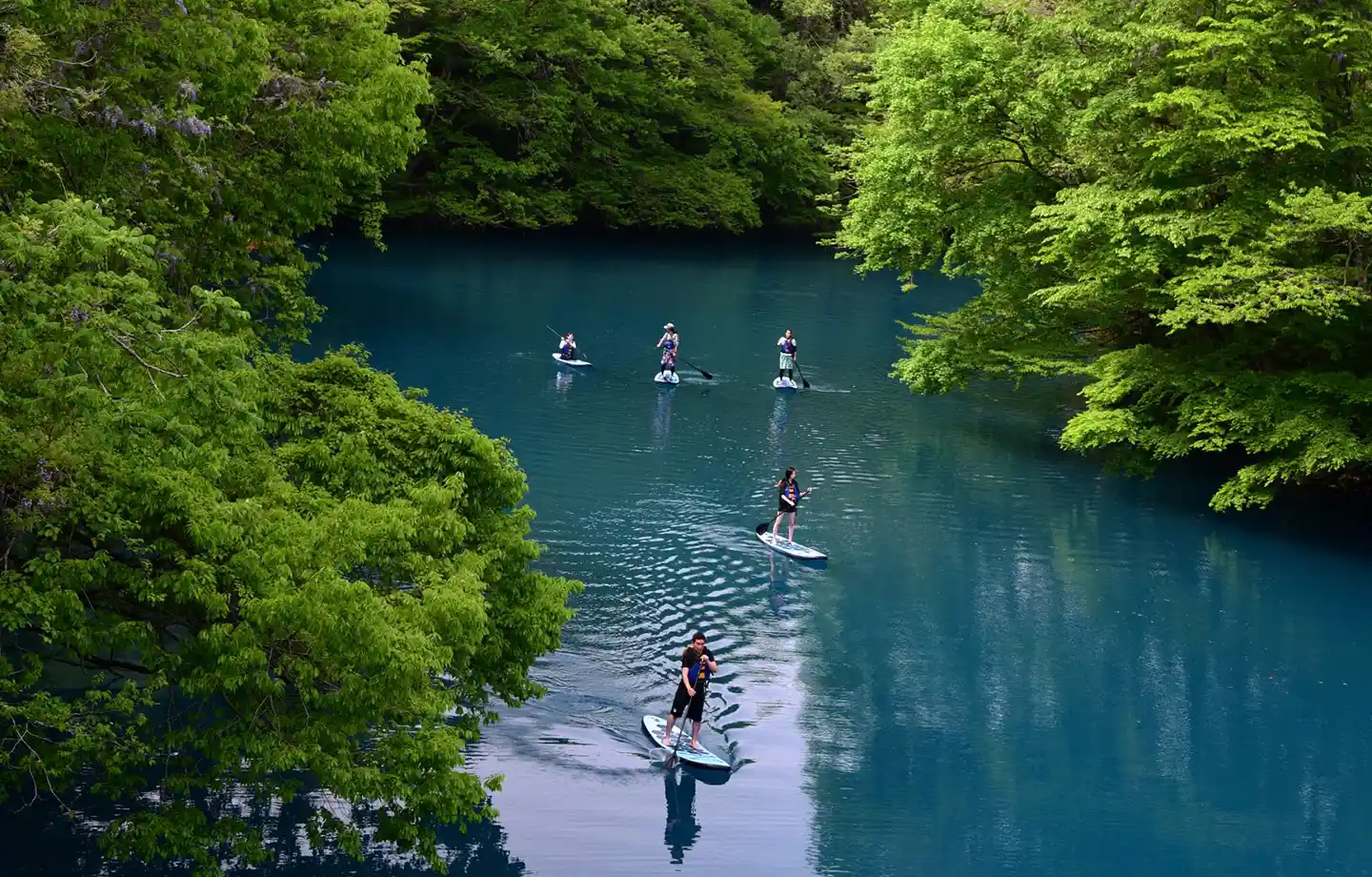 四万湖カヌー・SUP