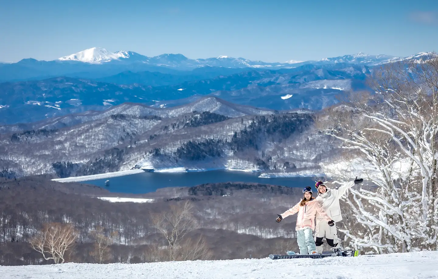 絶景スキーでリフレッシュ