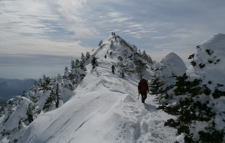スノーハイク in 四阿山