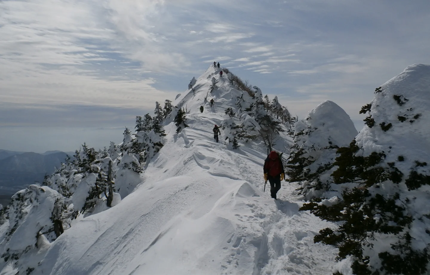 スノーハイク in 四阿山