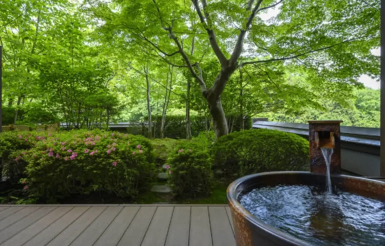 【庭園露天風呂付き客室〇スタンダードプラン】ご夕食は個室食事処「旬楽」確約～伊香保リトリートステイ